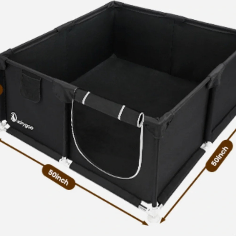 Black Collapsible Storage Bin